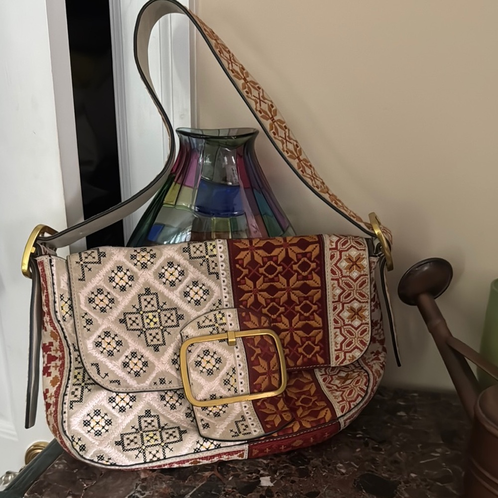 Tory Burch Multicolor Patchwork Shoulder Bag - image 1